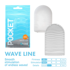 Tenga Pocket [Wave Line]-Disposable