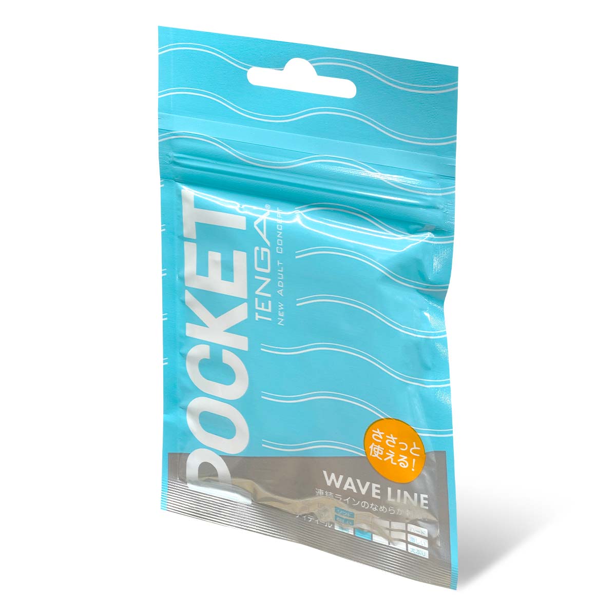 Tenga Pocket [Wave Line]-Disposable