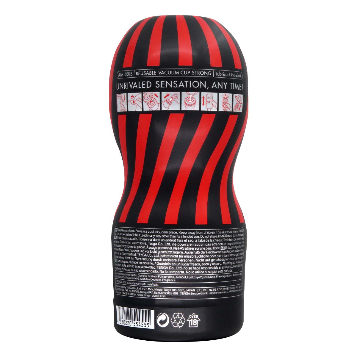 Tenga - Air-Tech Reusable Vacuum Cup Strong - Black