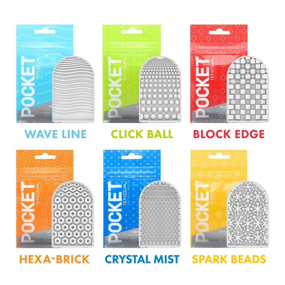 Tenga Pocket [Wave Line]-Disposable