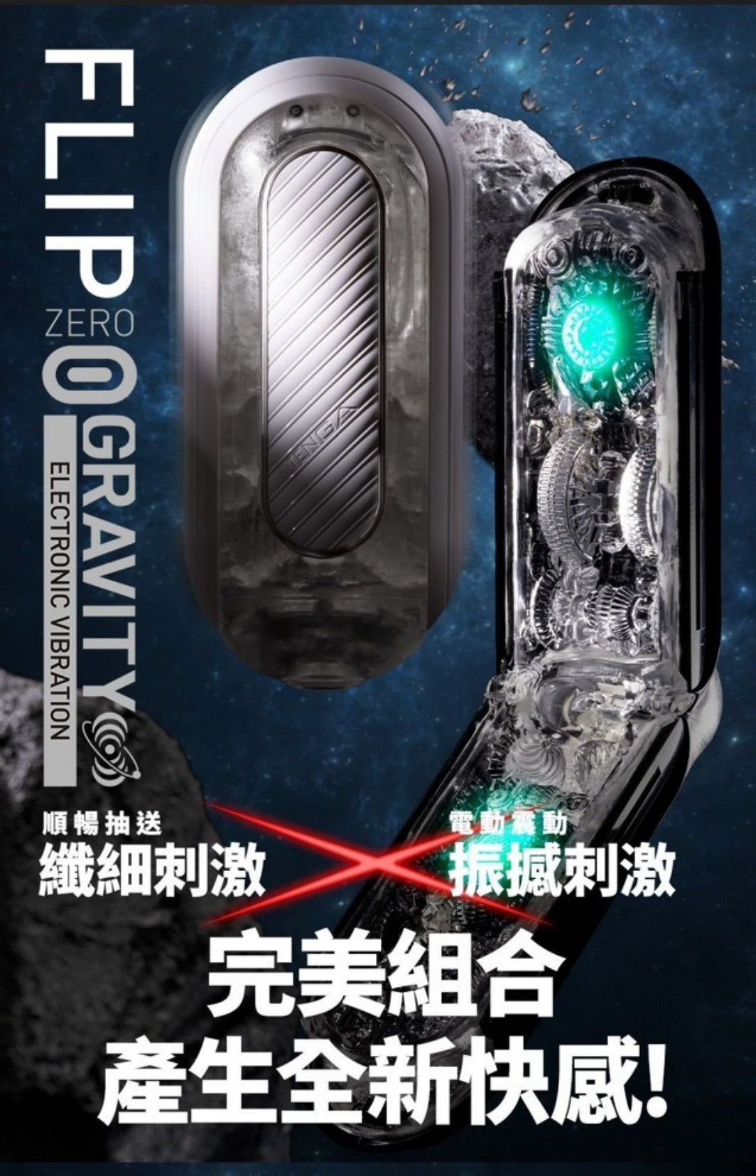 Tenga Flip 0 (Zero) Gravity Electronic Vibration White Tfz-104