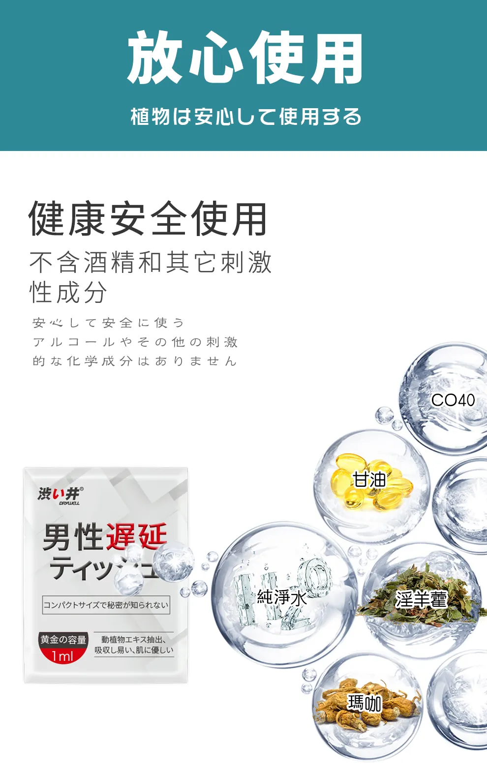 Drywell 延時濕紙巾 12 片裝