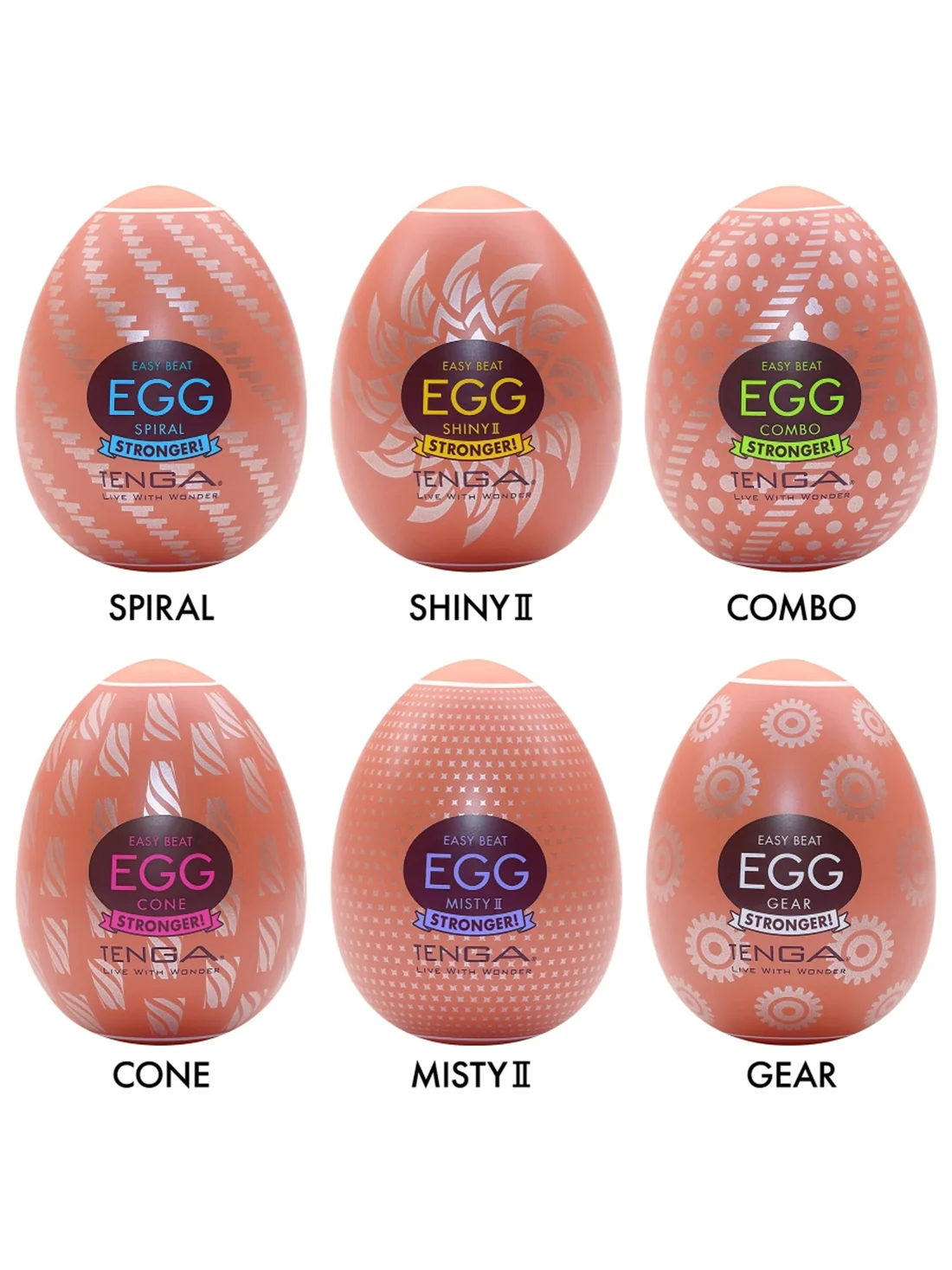 Tenga Egg Hard Gel Package 6s