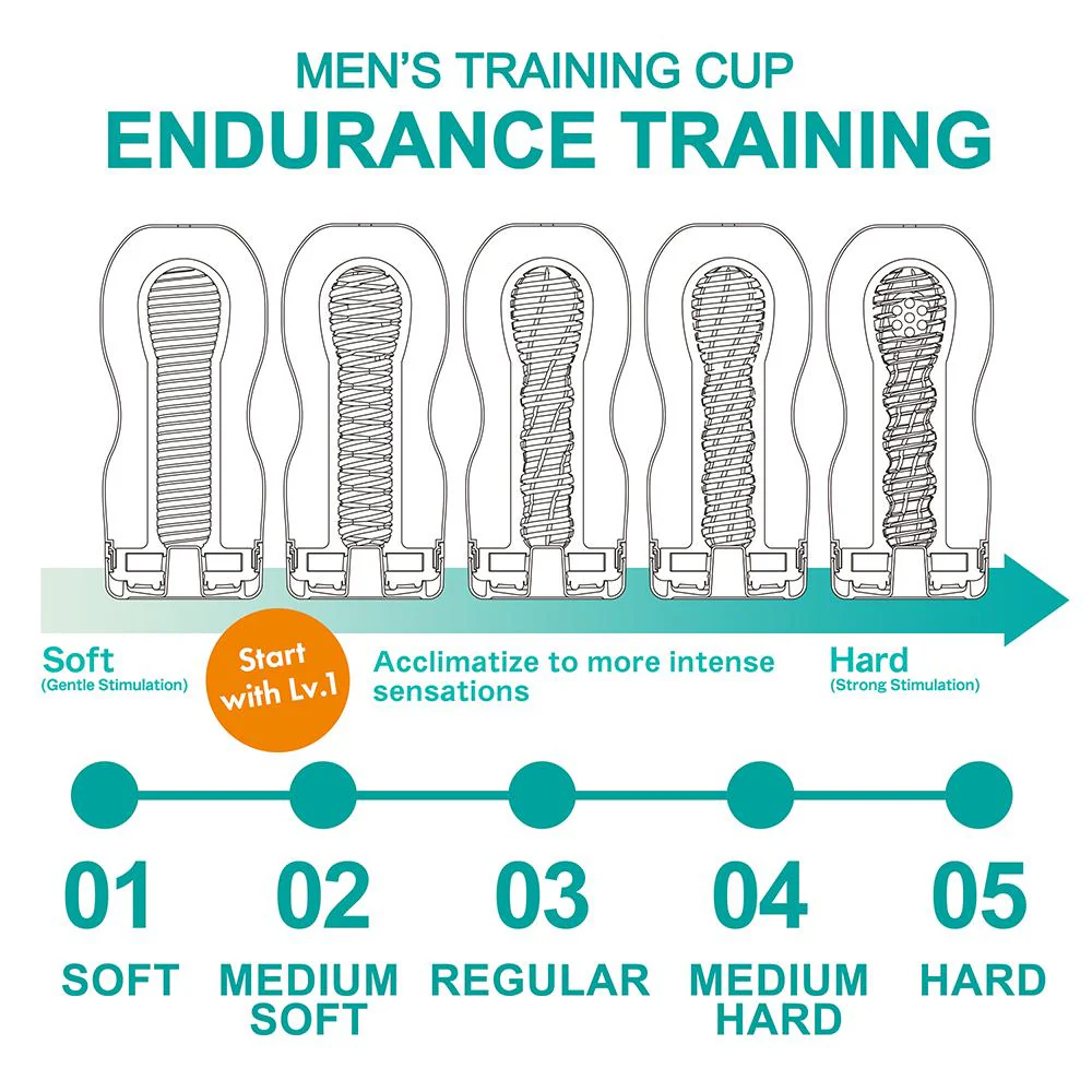 Tenga Men Keep Training Hard 01 (Grey)