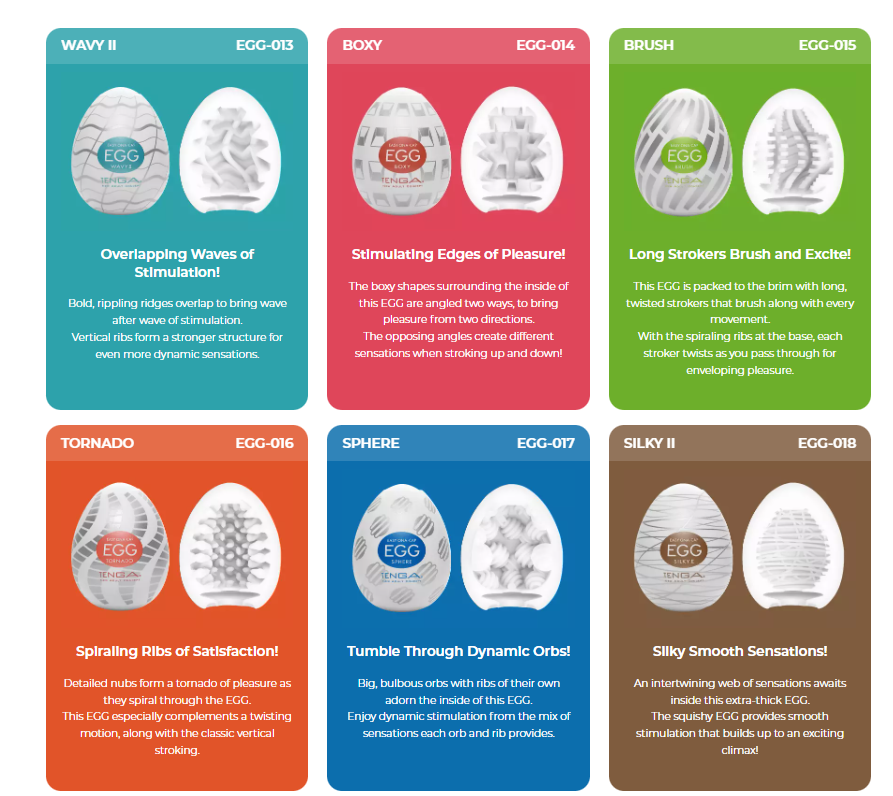 Tenga Egg Wavy II (EGG Variety Pack - Standard)